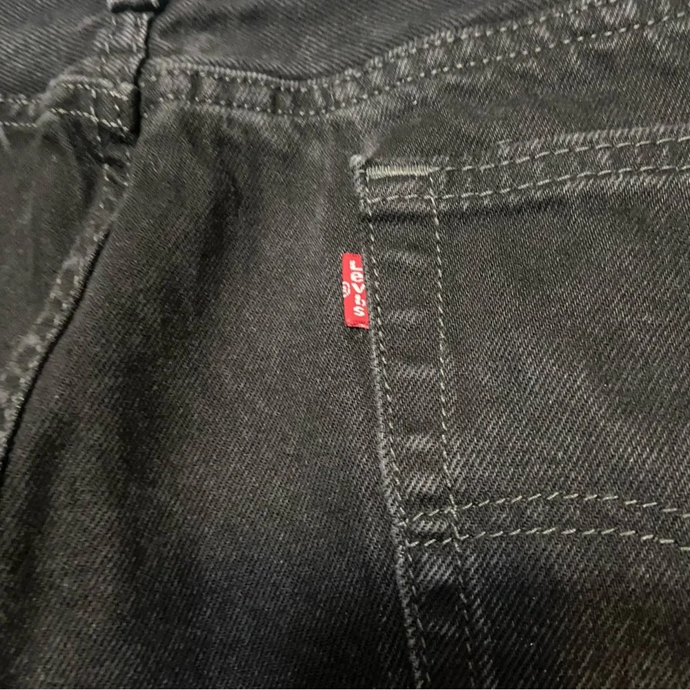 LEVI’S 505 Black Mens Bootcut Jeans EUC Size 40 x 29